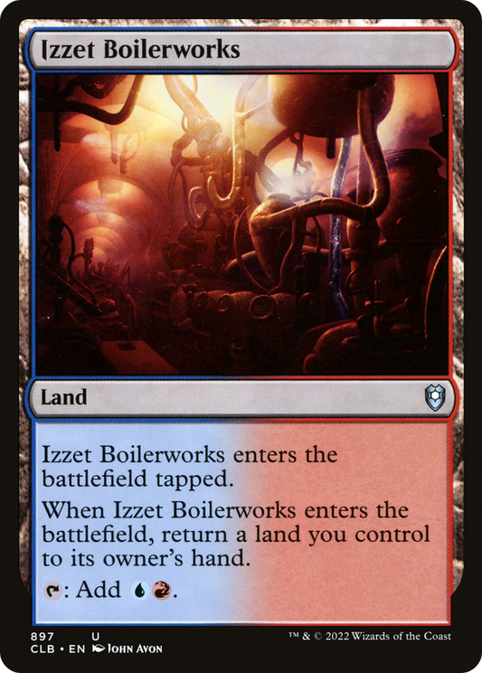 Izzet Boilerworks (CLB-897) - Commander Legends: Battle for Baldur's Gate