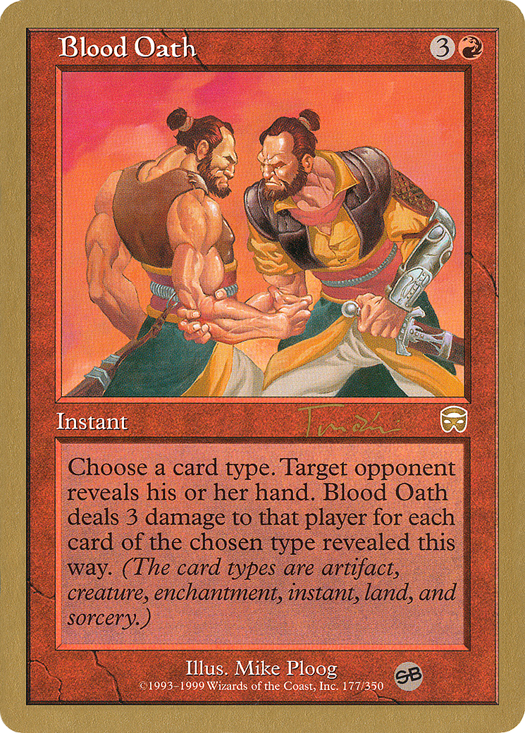 Blood Oath (WC01-JT177SB) - World Championship Decks 2001