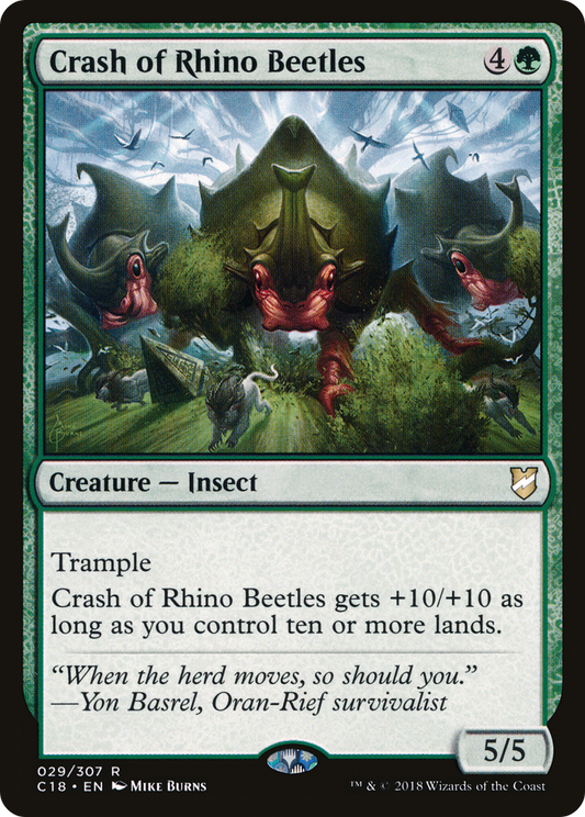 Crash of Rhino Beetles (C18-029) - Commander 2018