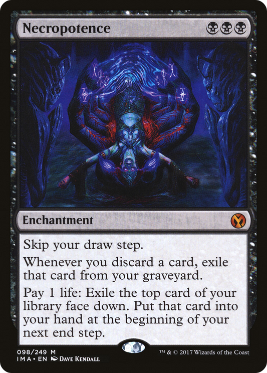 Necropotence (IMA-098) - Iconic Masters Foil