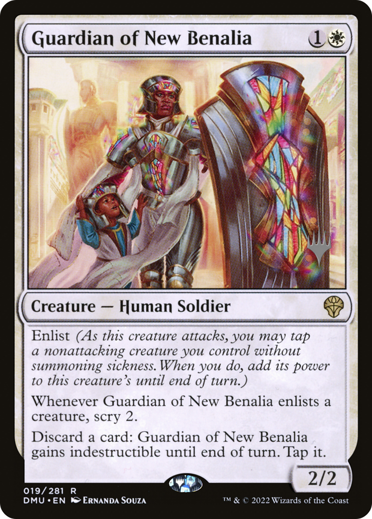Guardian of New Benalia (PPDMU-19P) - Dominaria United Promos (Promo Pack)