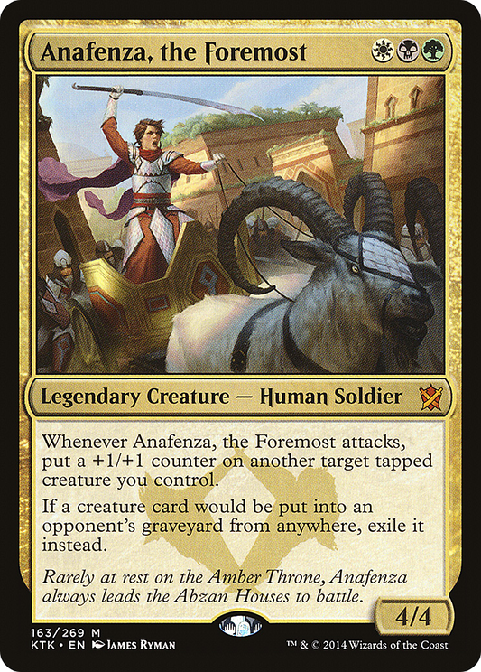 Anafenza, the Foremost (KTK-163) - Khans of Tarkir Foil