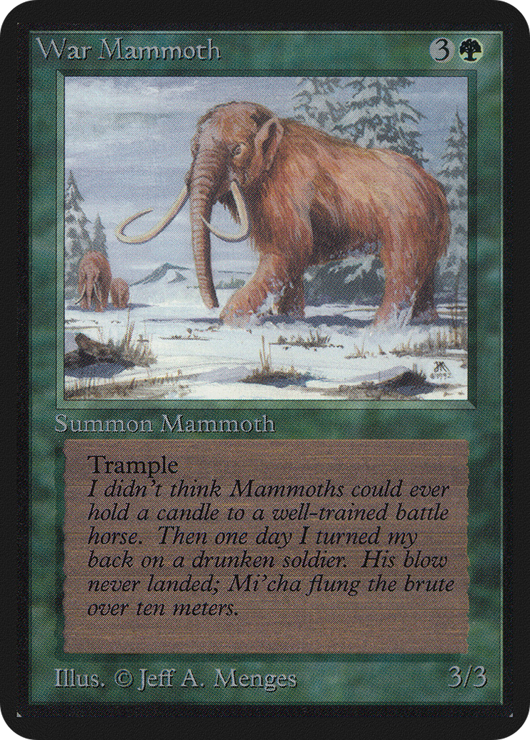 War Mammoth (LEA-227) - Limited Edition Alpha