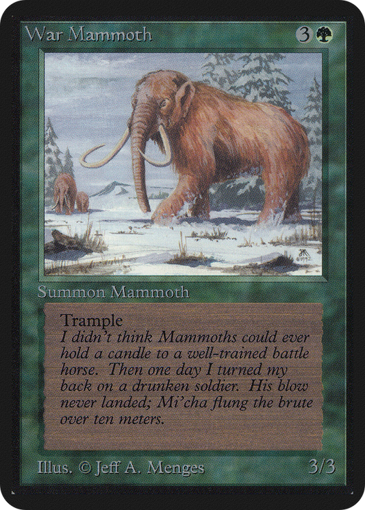 War Mammoth (LEA-227) - Limited Edition Alpha