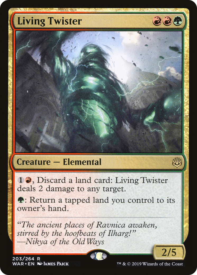 Living Twister (WAR-203) - War of the Spark Foil