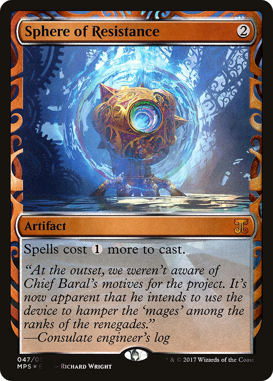 Sphere of Resistance (MPS-047) - Kaladesh Inventions Foil