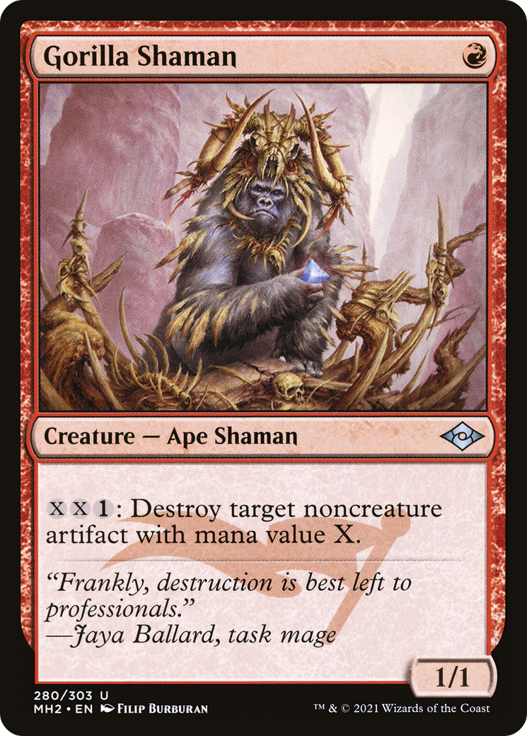 Gorilla Shaman (MH2-280) - Modern Horizons 2 Etched Foil