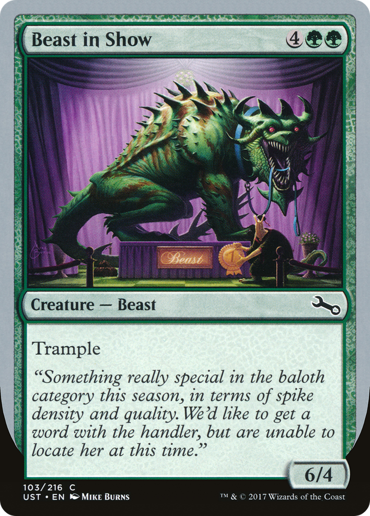 Beast in Show (UST-103) - Unstable Foil