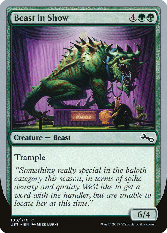 Beast in Show (UST-103) - Unstable