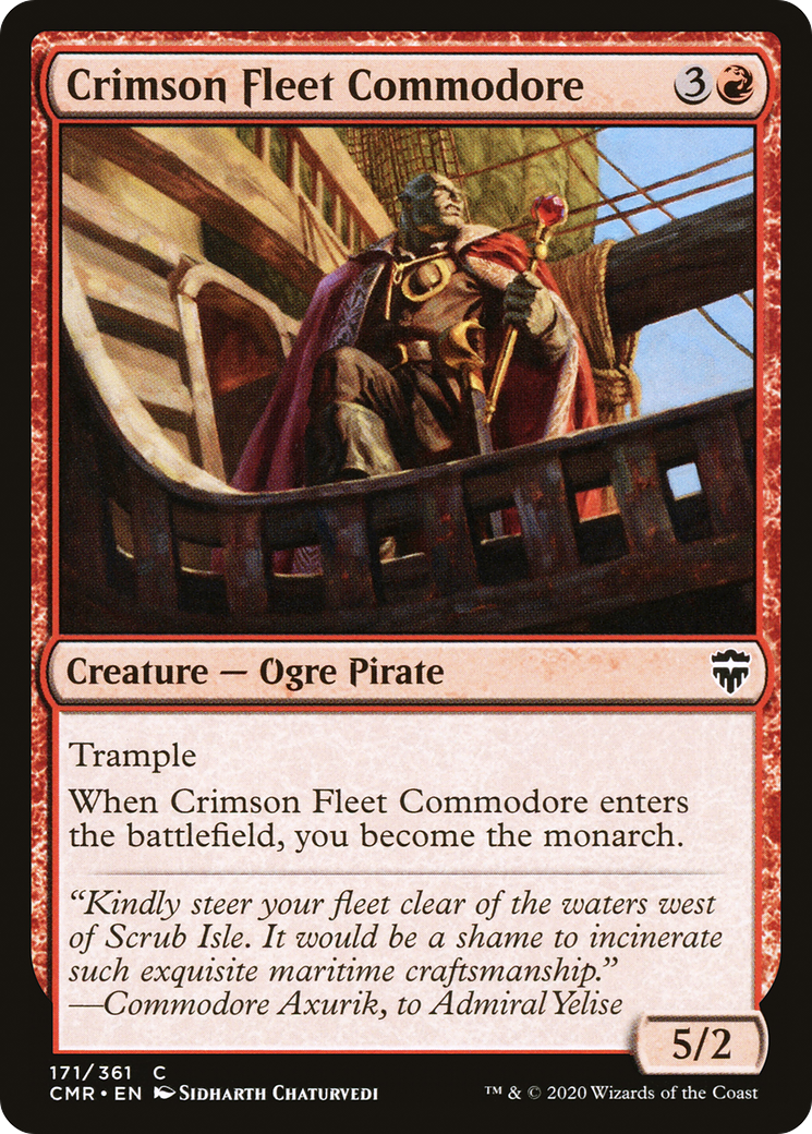 Crimson Fleet Commodore (CMR-171) - Commander Legends