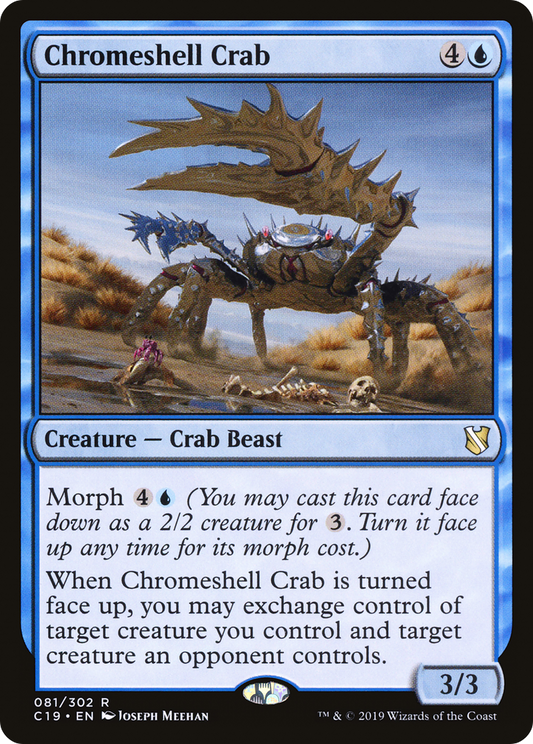 Chromeshell Crab (C19-081) - Commander 2019