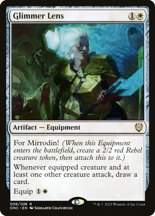 Glimmer Lens (ONC-006) - Phyrexia: All Will Be One Commander