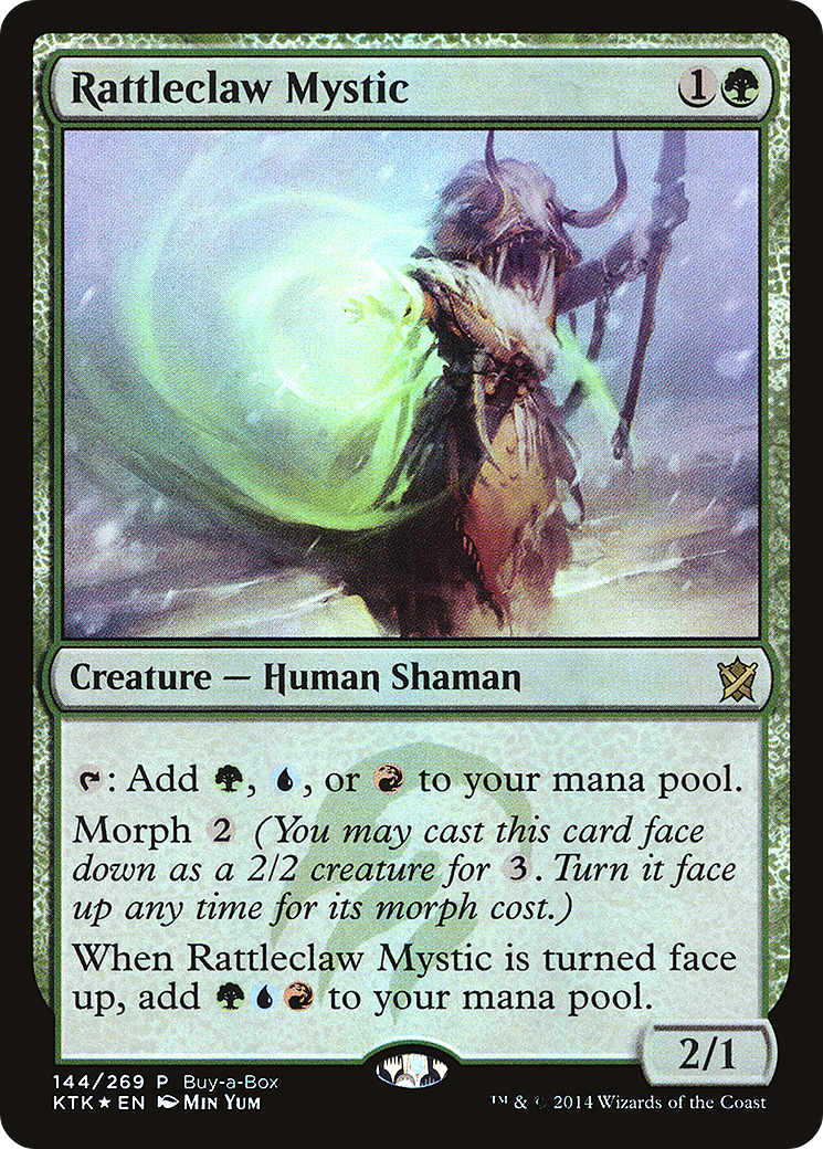 Rattleclaw Mystic (PKTK-144) - Khans of Tarkir Promos Foil