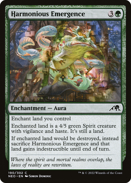 Harmonious Emergence (NEO-190) - Kamigawa: Neon Dynasty