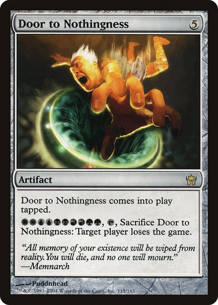 Door to Nothingness (5DN-115) - Fifth Dawn Foil