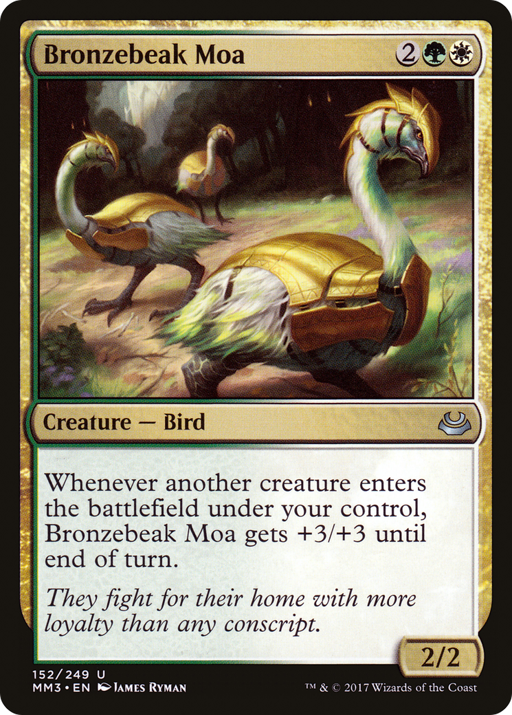 Bronzebeak Moa (MM3-152) - Modern Masters 2017 Foil