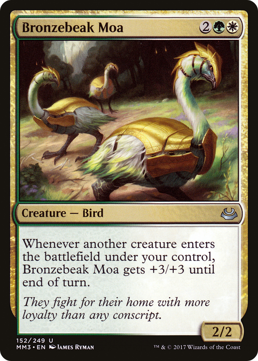 Bronzebeak Moa (MM3-152) - Modern Masters 2017 Foil