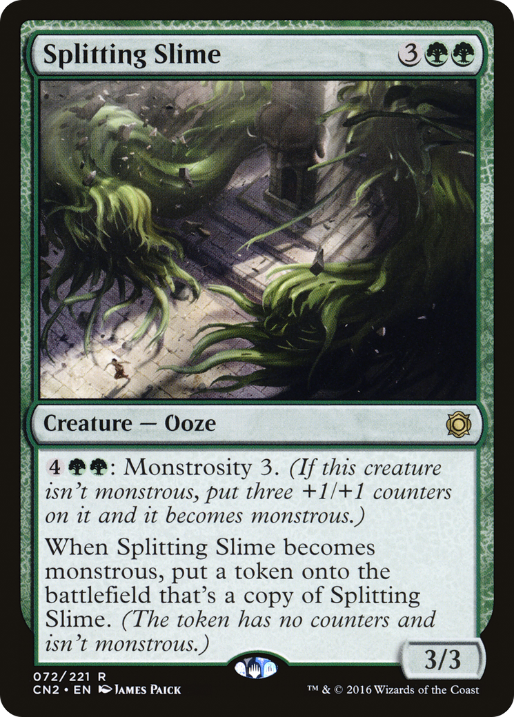 Splitting Slime  (CN2-072) - Conspiracy: Take the Crown Foil
