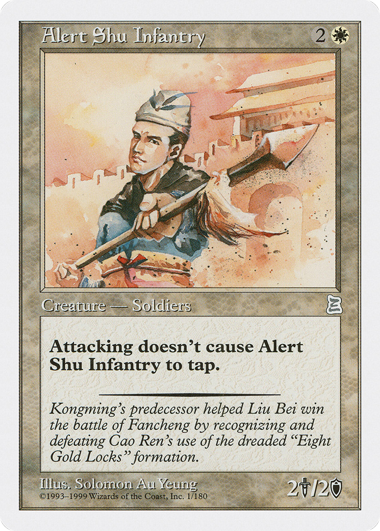 Alert Shu Infantry (PTK-001) - Portal Three Kingdoms