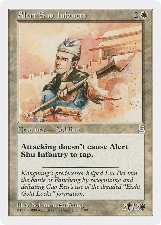 Alert Shu Infantry (PTK-001) - Portal Three Kingdoms