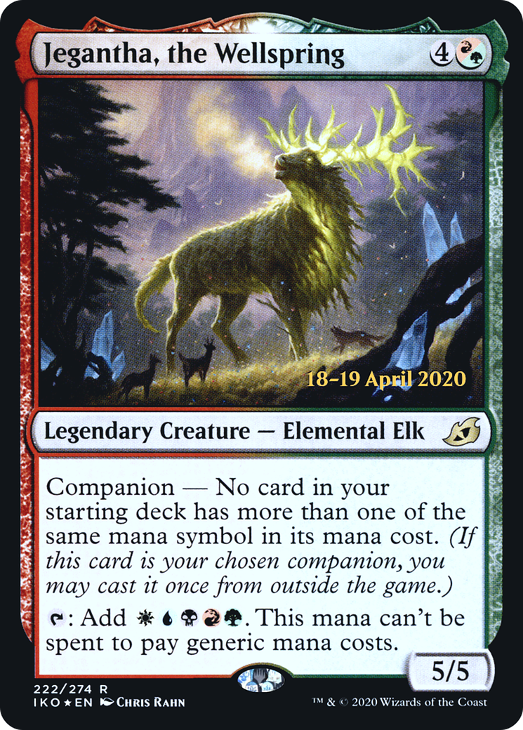 Jegantha, the Wellspring (PIKO-222S) - Ikoria: Lair of Behemoths Promos: (companion) Foil