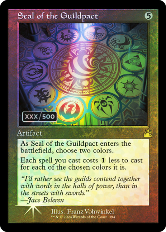 Seal of the Guildpact (RVR-394Z) - Ravnica Remastered Foil