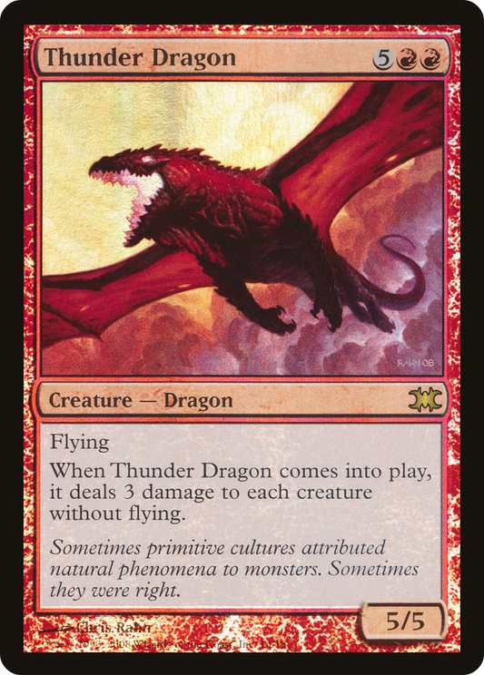 Thunder Dragon (DRB-014) - From the Vault: Dragons Foil