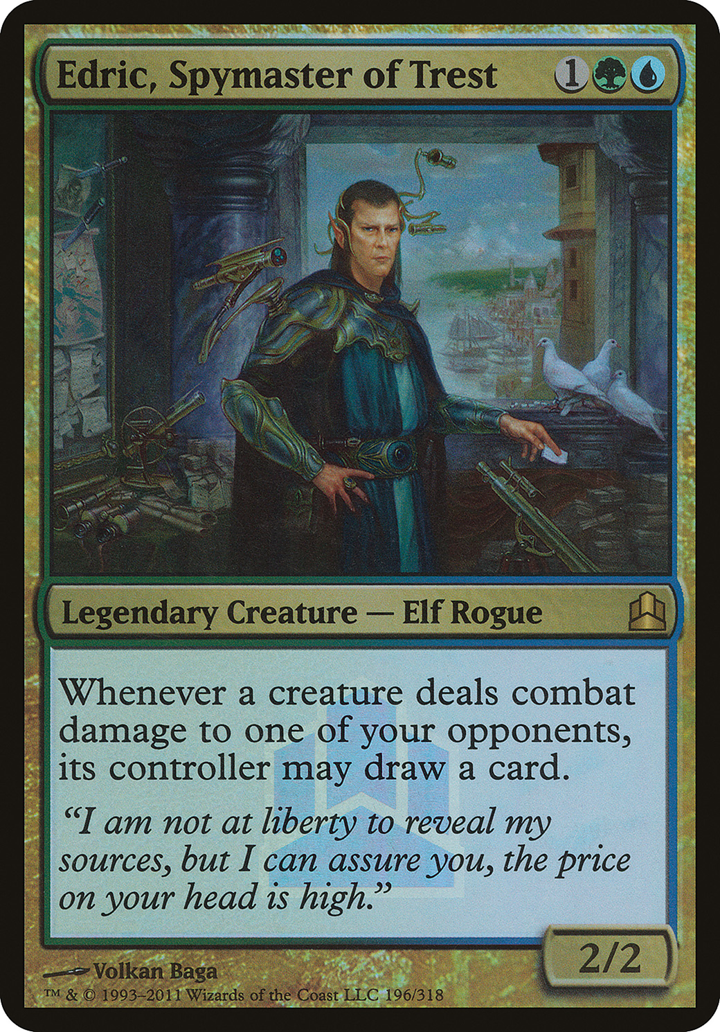 Edric, Spymaster of Trest (PCMD-196) - Commander 2011 Launch Party Foil