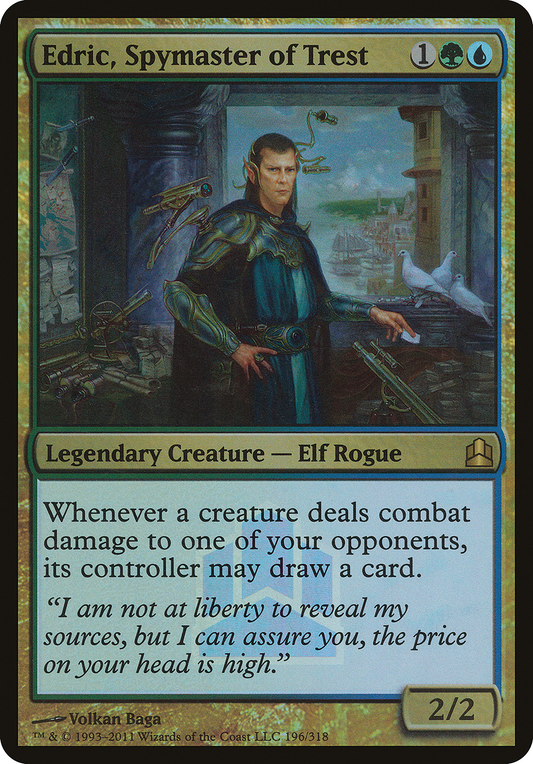 Edric, Spymaster of Trest (PCMD-196) - Commander 2011 Launch Party Foil