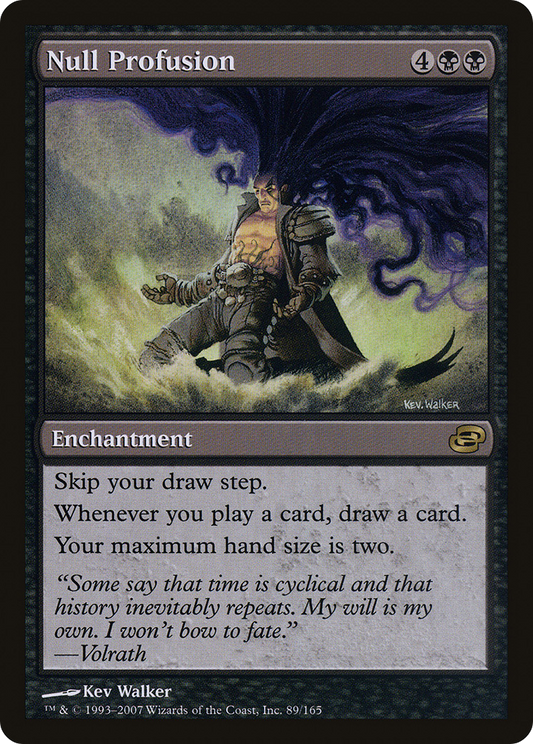 Null Profusion (PLC-089) - Planar Chaos: (colorshifted) Foil