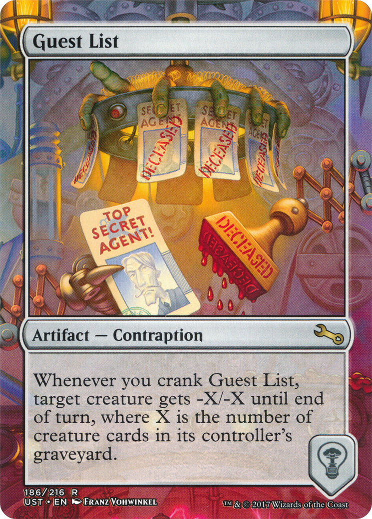 Guest List  (Borderless)(UST-186) - Unstable