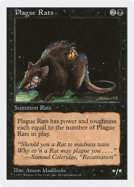 Plague Rats (5ED-188) - Fifth Edition