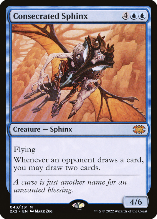 Consecrated Sphinx (2X2-043) - Double Masters 2022 Foil