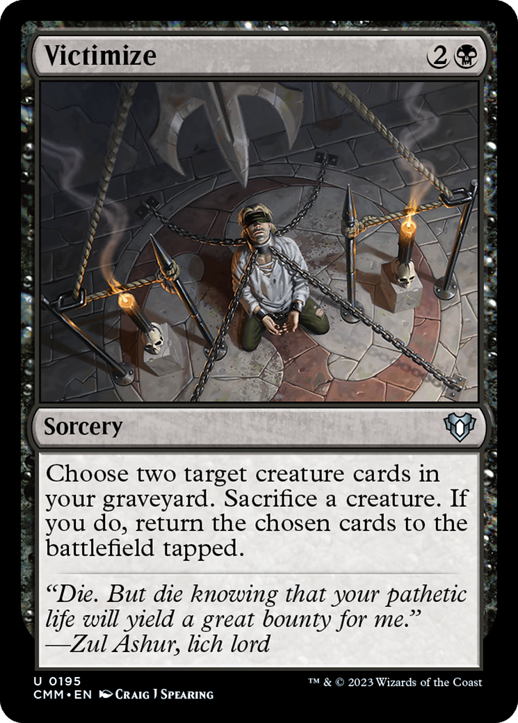 Victimize (CMM-195) - Commander Masters Foil