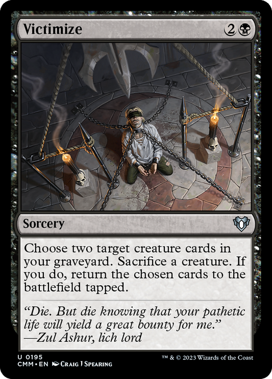 Victimize (CMM-195) - Commander Masters Foil