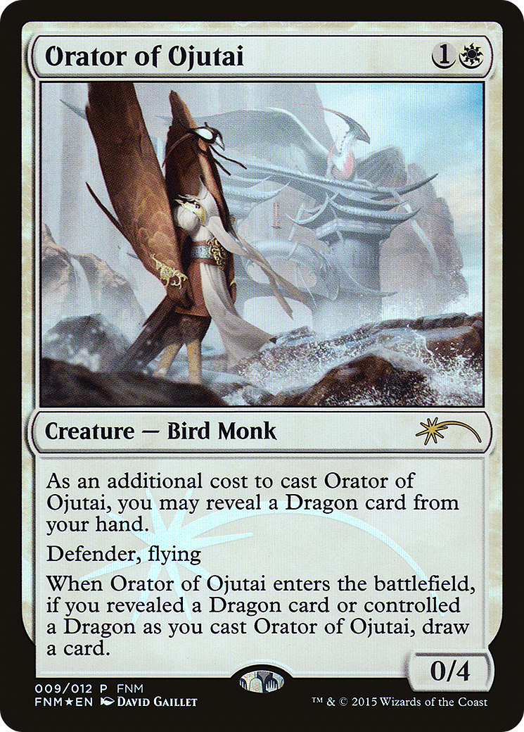 Orator of Ojutai (F15-009) - Friday Night Magic 2015 Foil