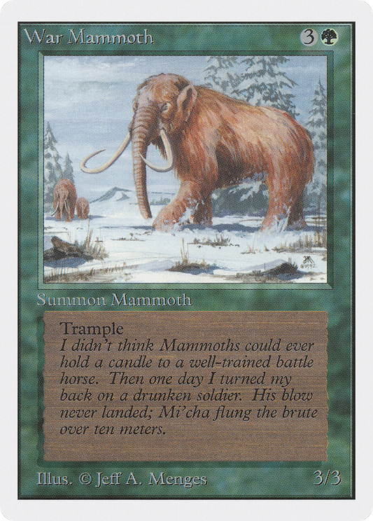 War Mammoth (2ED-228) - Unlimited Edition