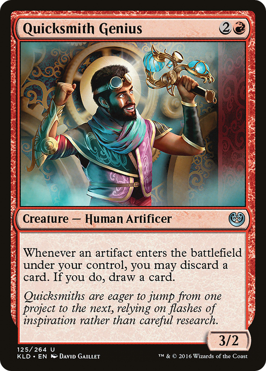 Quicksmith Genius (KLD-125) - Kaladesh Foil