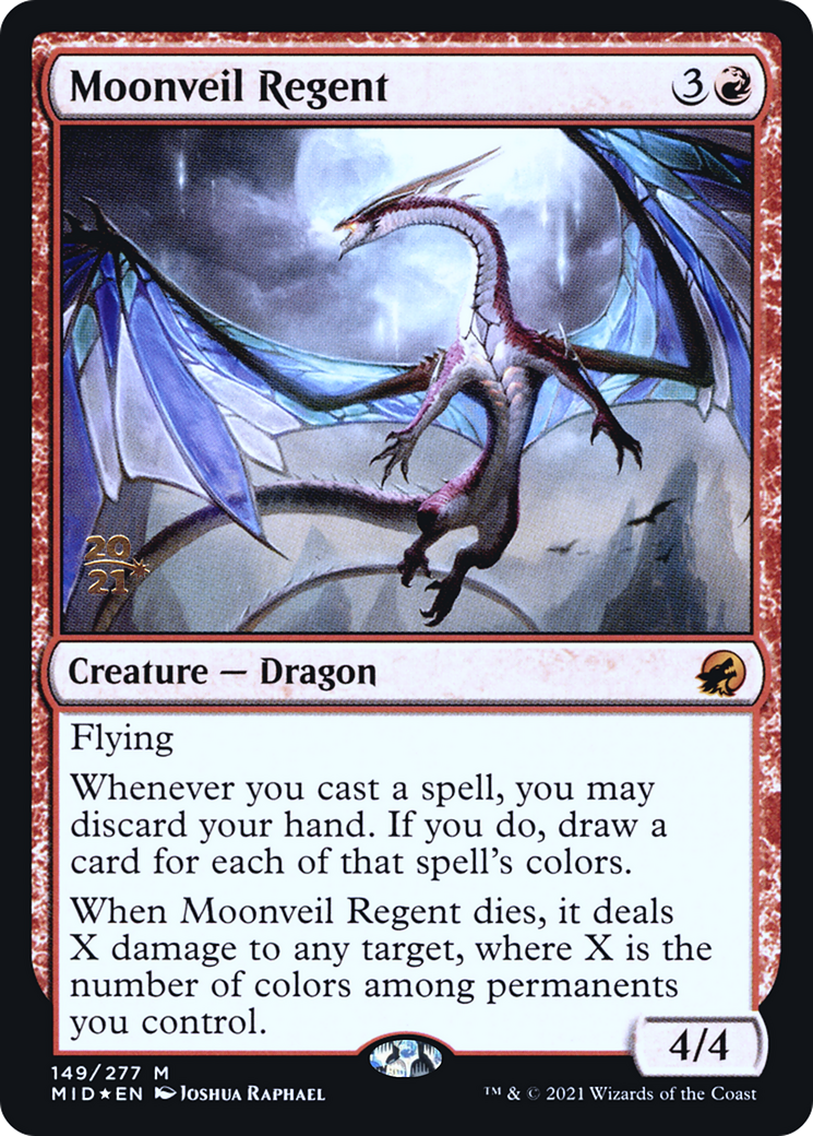 Moonveil Regent (PRE-149S) - Innistrad: Midnight Hunt Promos (Prerelease) Foil