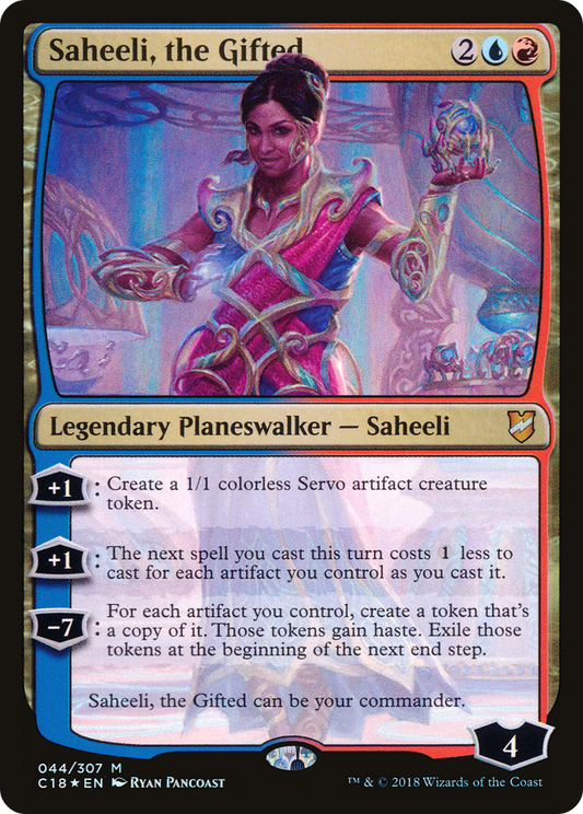 Saheeli, the Gifted (C18-044) - Commander 2018 Foil