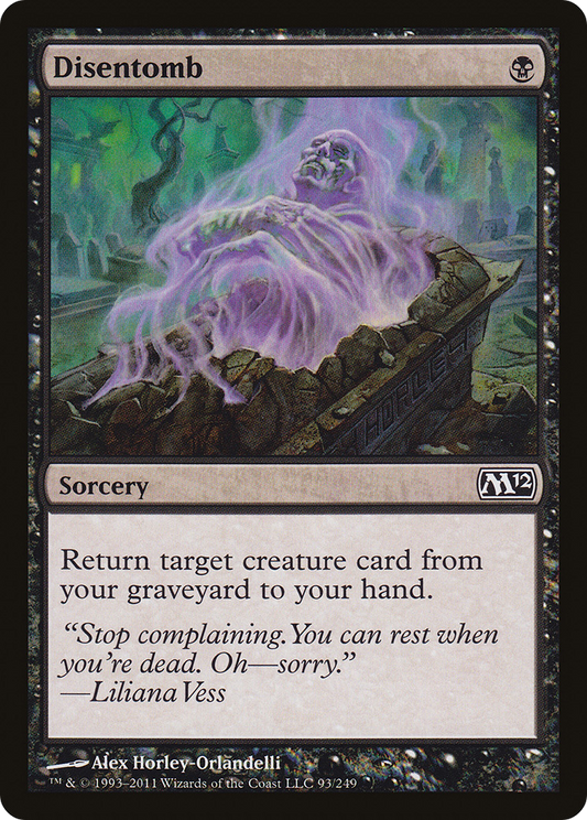 Disentomb (M12-093) - Magic 2012 Foil