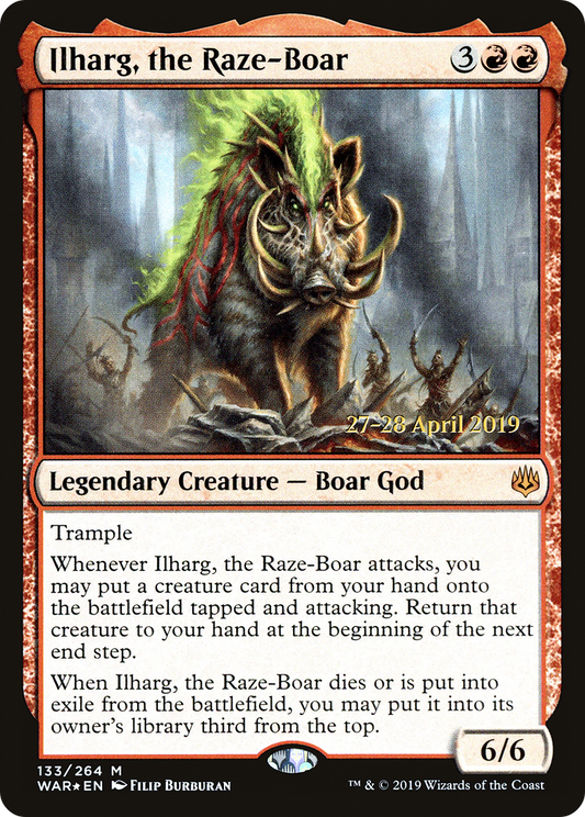 Ilharg, the Raze-Boar (PWAR-133S) - War of the Spark Promos Foil