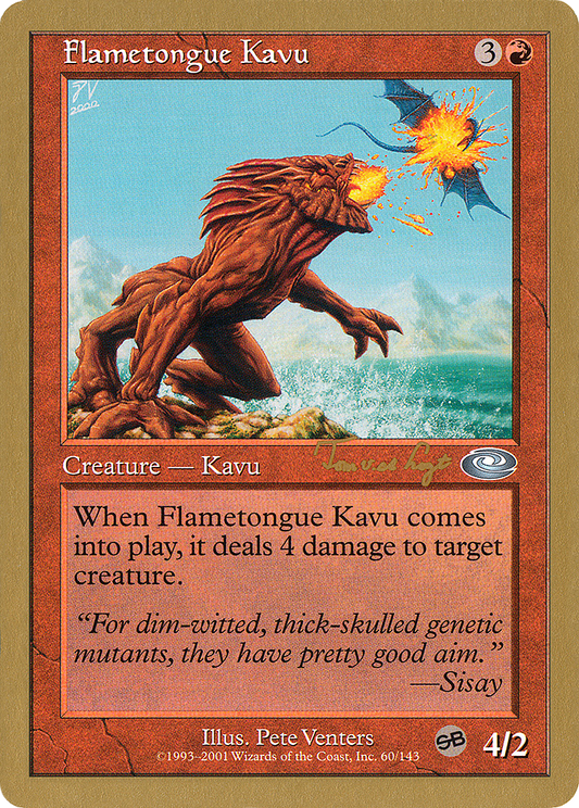 Flametongue Kavu (WC01-TVDL60SB) - World Championship Decks 2001