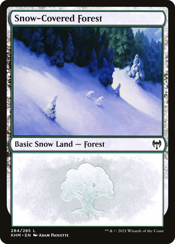 Snow-Covered Forest (KHM-284) - Kaldheim: (snow) Foil