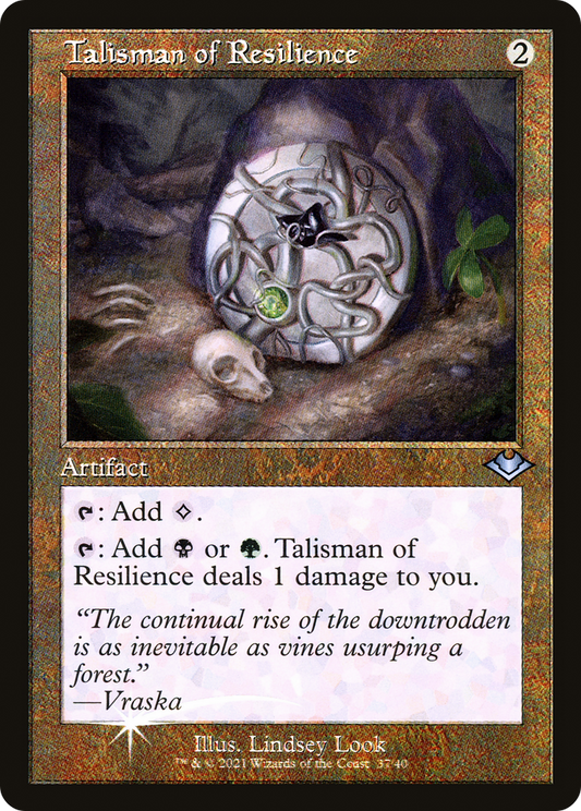 Talisman of Resilience (H1R-037) - Modern Horizons 1 Timeshifts Foil