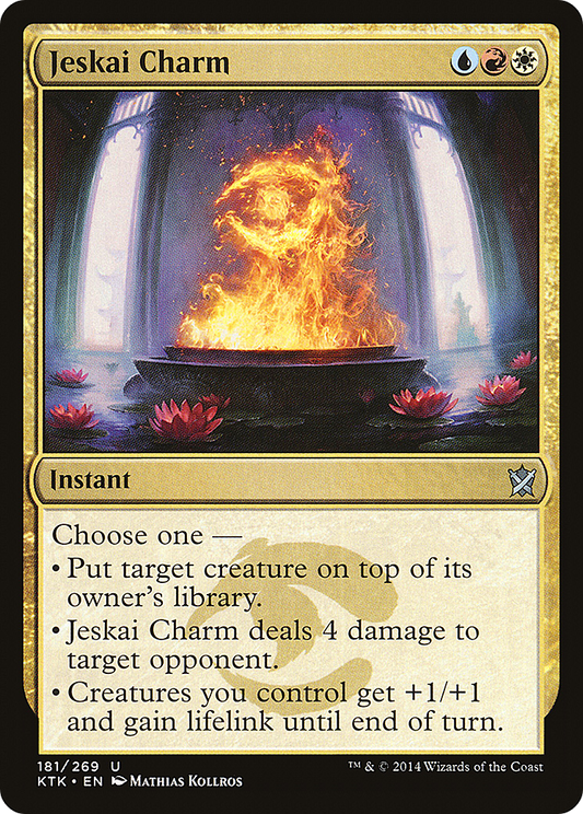 Jeskai Charm (KTK-181) - Khans of Tarkir Foil