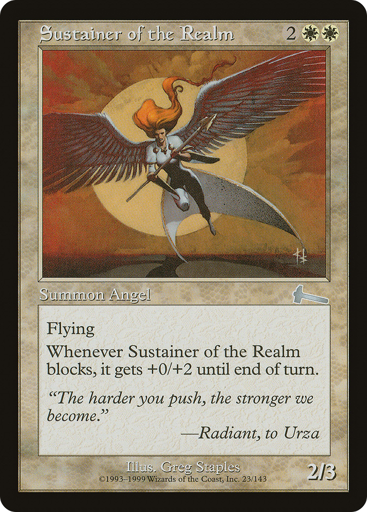 Sustainer of the Realm (ULG-023) - Urza's Legacy Foil