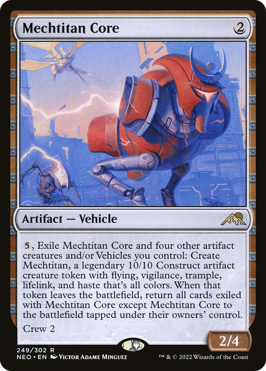 Mechtitan Core (NEO-249) - Kamigawa: Neon Dynasty Foil
