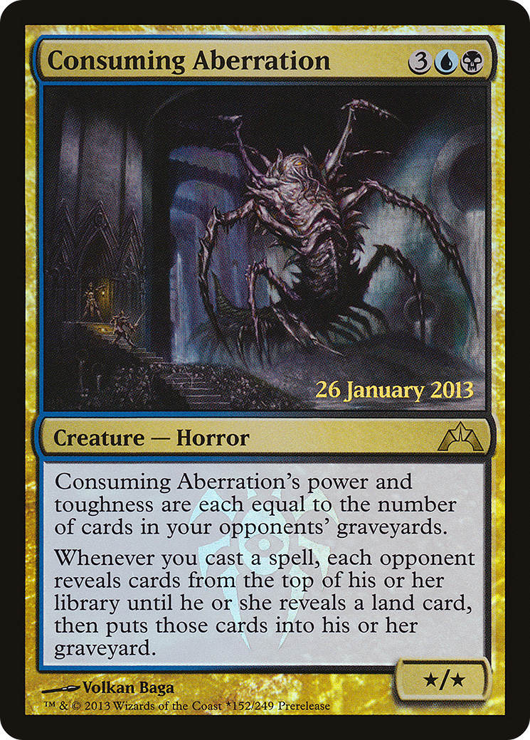 Consuming Aberration (PRE-152★) - Gatecrash Promos (Prerelease) Foil