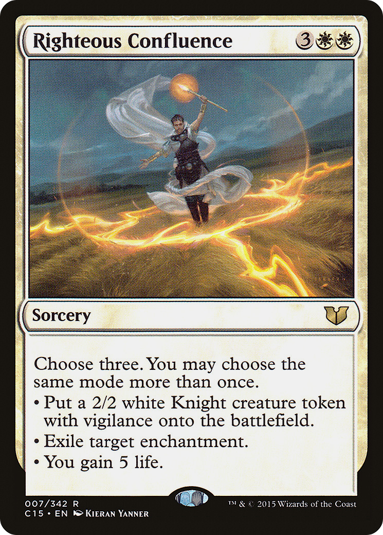 Righteous Confluence (C15-007) - Commander 2015